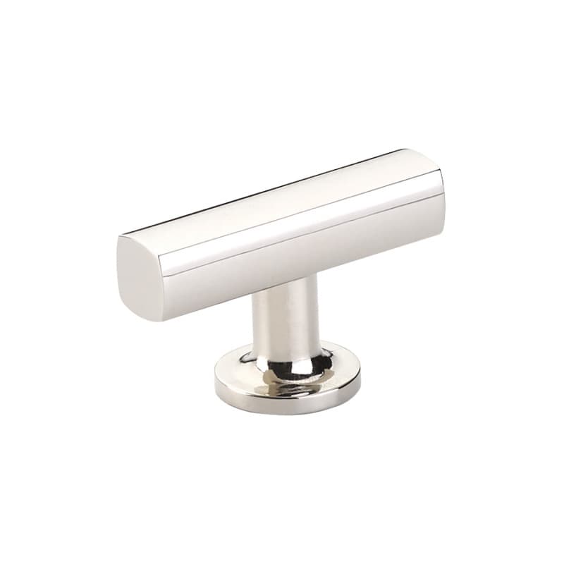 1-7/8" Freestone Cabinet T-Knob, Polished Nickel