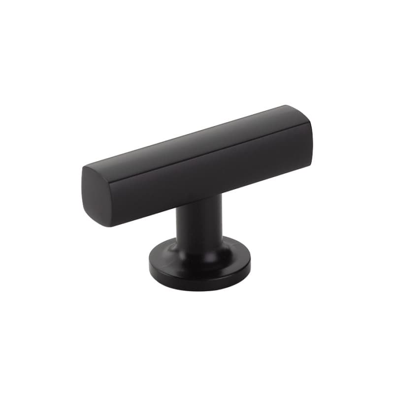 1-7/8" Freestone Cabinet T-Knob, Flat Black