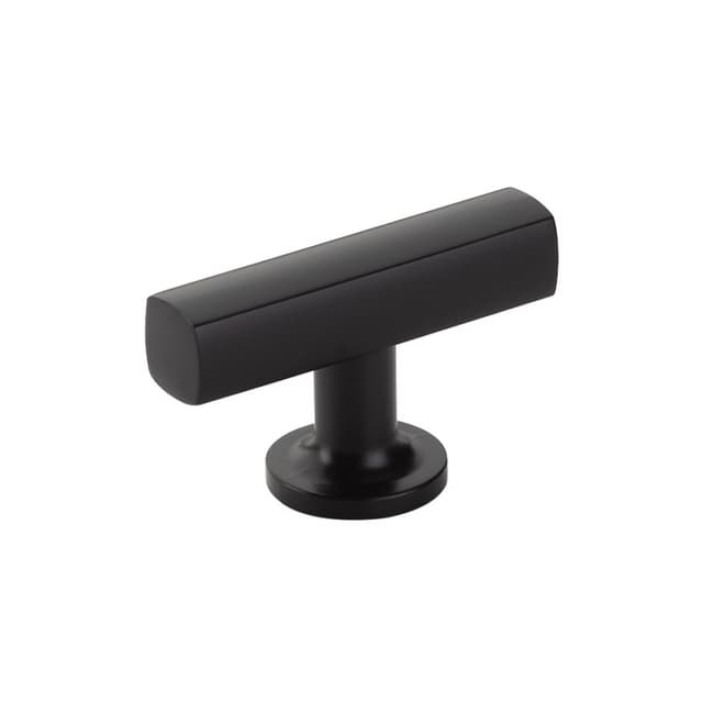 1-7/8" Freestone Cabinet T-Knob, Flat Black