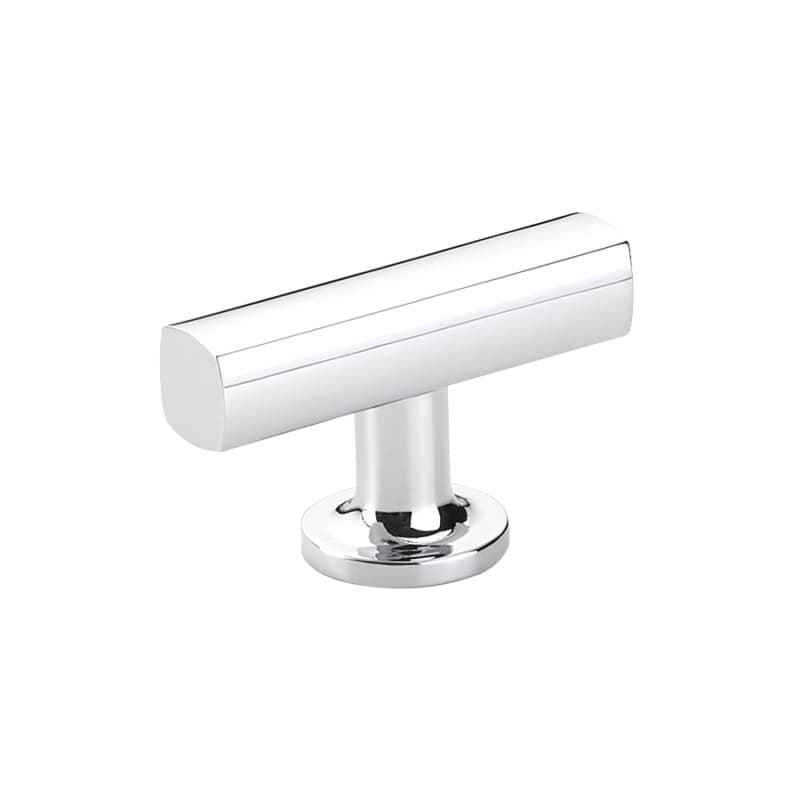 1-7/8" Freestone Cabinet T-Knob, Polished Chrome