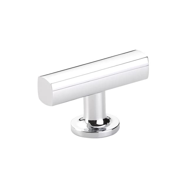 1-7/8" Freestone Cabinet T-Knob, Polished Chrome
