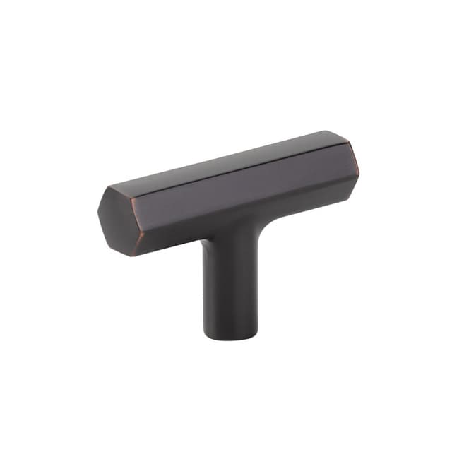 2" Mod Hex Cabinet T-Knob, Oil Rubbed Bronze