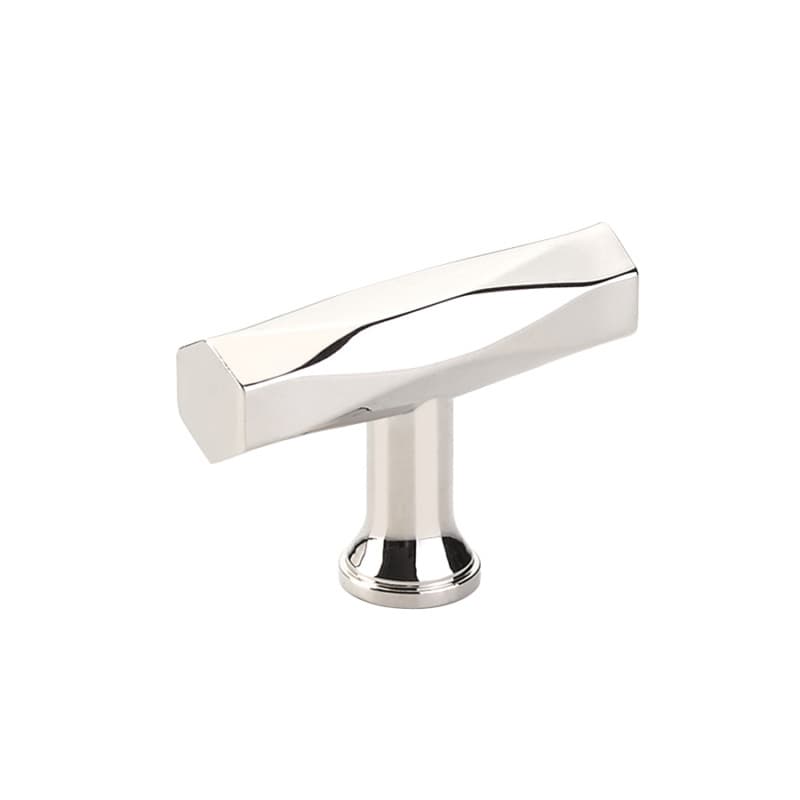 2" Tribeca Cabinet T-Knob, Polished Nickel
