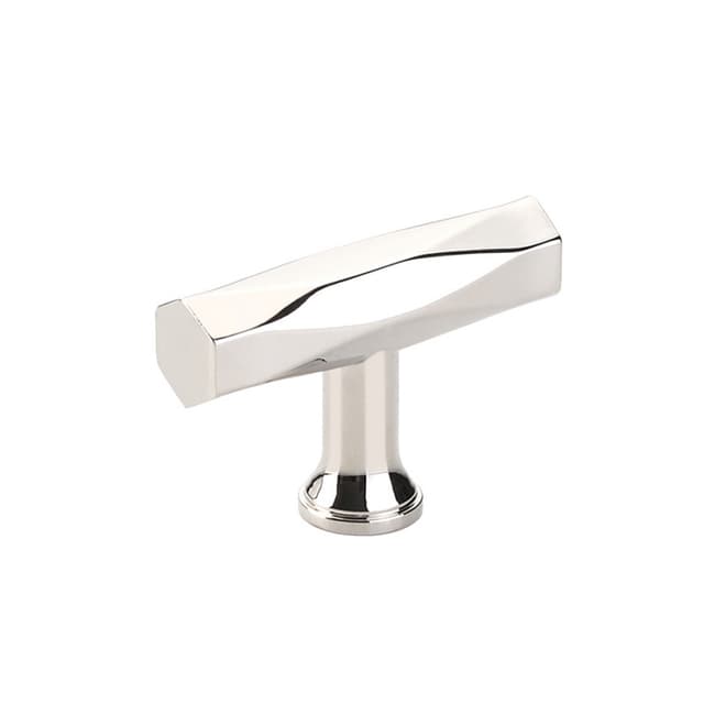 2" Tribeca Cabinet T-Knob, Polished Nickel