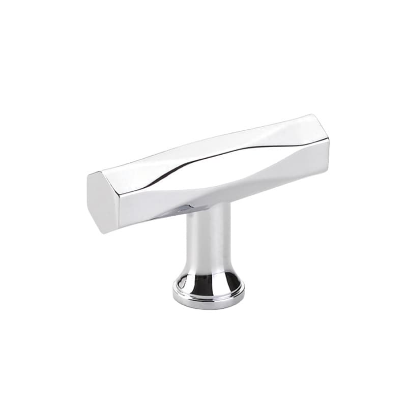 2" Tribeca Cabinet T-Knob, Polished Chrome