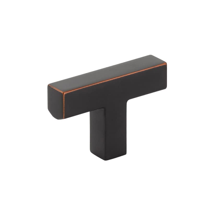 2" Warwick Cabinet T-Knob, Oil Rubbed Bronze
