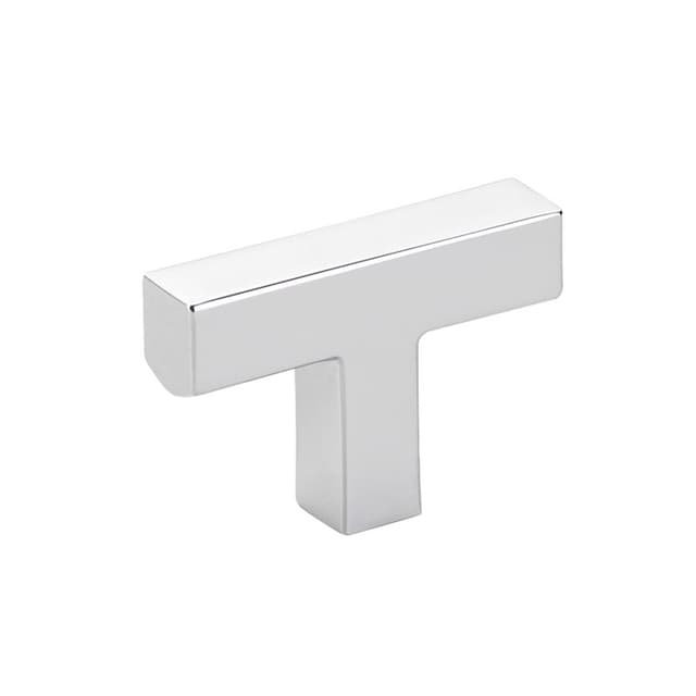 2" Warwick Cabinet T-Knob, Polished Chrome