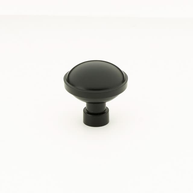 1-1/4" Brandt Cabinet Knob, Flat Black