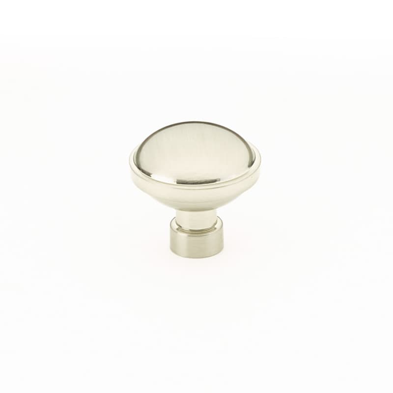 1-1/4" Brandt Cabinet Knob, Satin Nickel