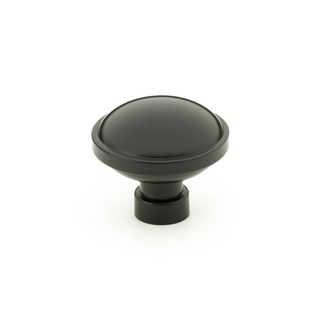 1-3/4" Brandt Cabinet Knob, Flat Black