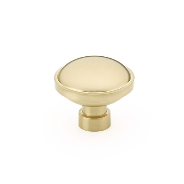 1-3/4" Brandt Cabinet Knob, Satin Brass