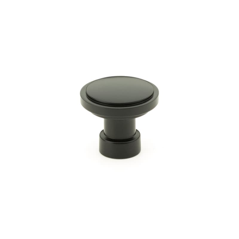 1-1/4" Haydon Cabinet Knob, Flat Black