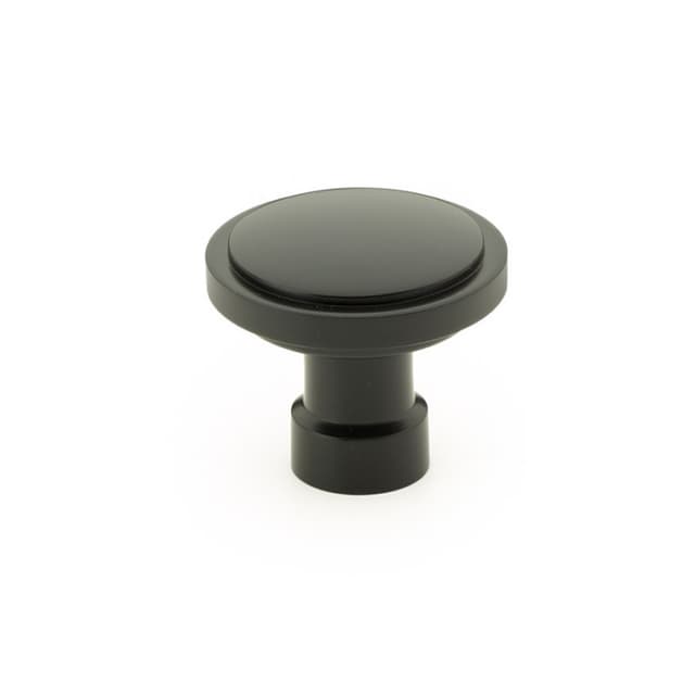 1-3/4" Haydon Cabinet Knob, Flat Black