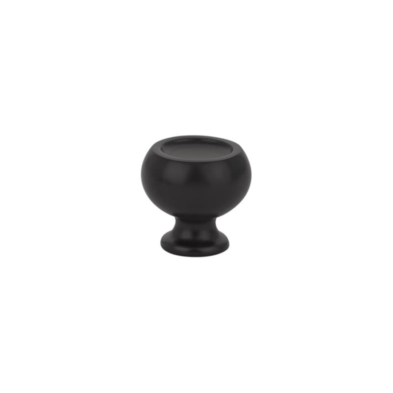 1" Atomic Cabinet Knob, Flat Black