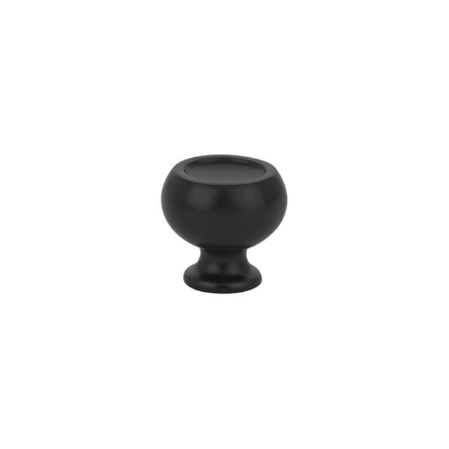 1" Atomic Cabinet Knob, Flat Black