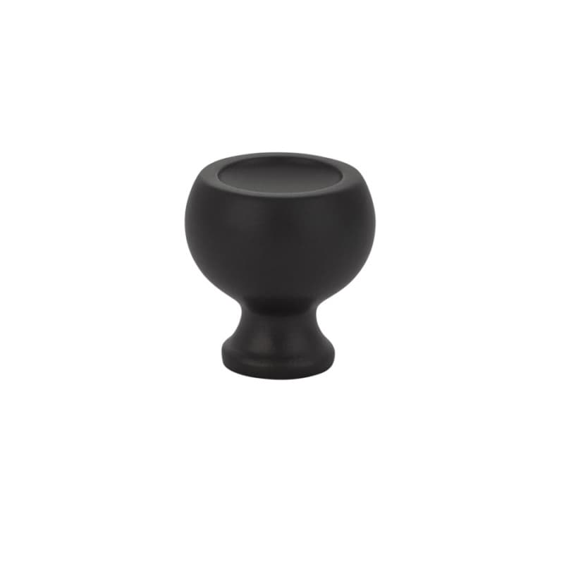 1-1/4" Atomic Cabinet Knob, Flat Black