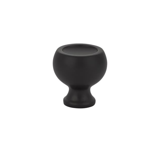 1-1/4" Atomic Cabinet Knob, Flat Black