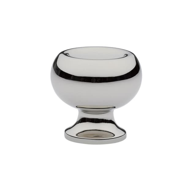 1-5/8" Atomic Cabinet Knob, Polished Nickel