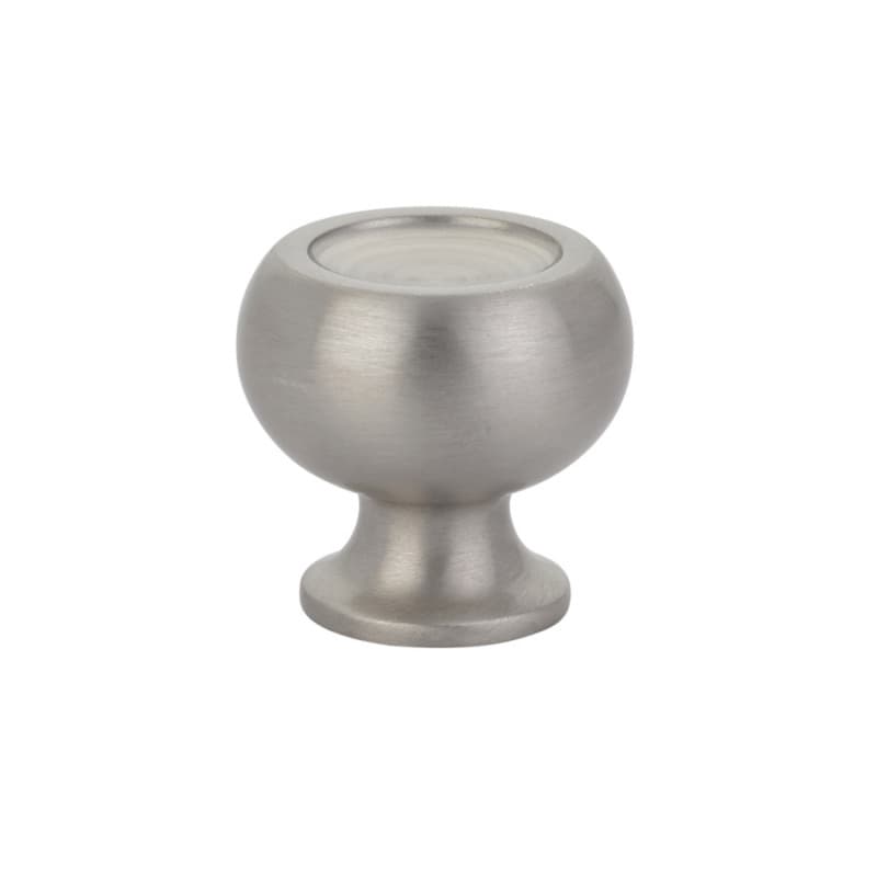 1-5/8" Atomic Cabinet Knob, Satin Nickel