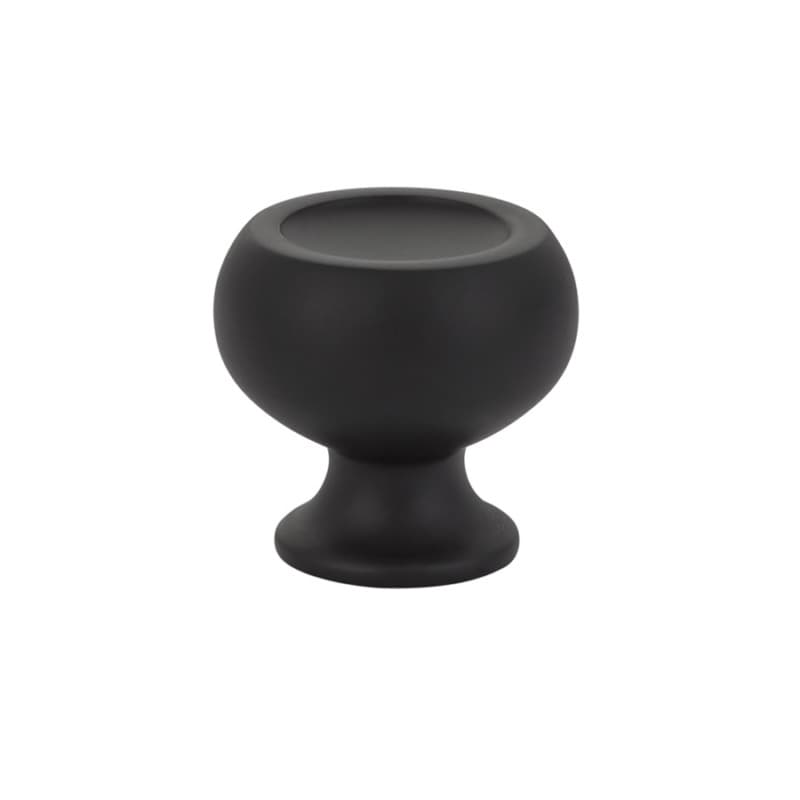 1-5/8" Atomic Cabinet Knob, Flat Black