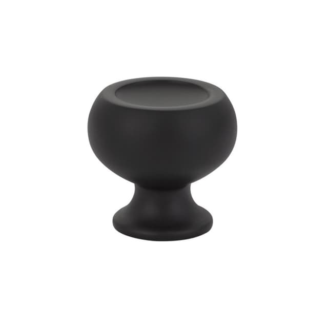 1-5/8" Atomic Cabinet Knob, Flat Black