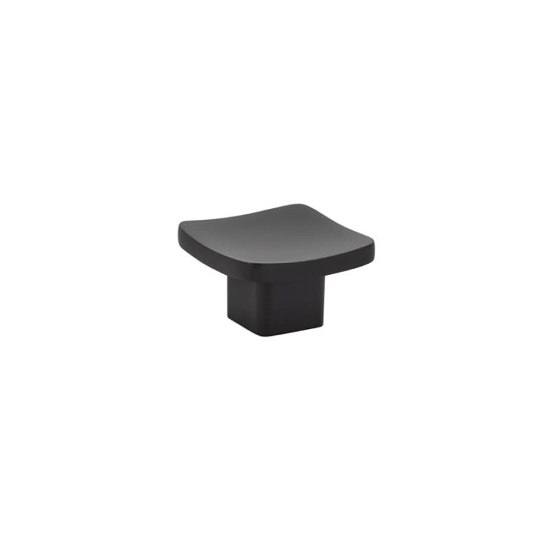 1-1/4" Basin Cabinet Knob, Flat Black
