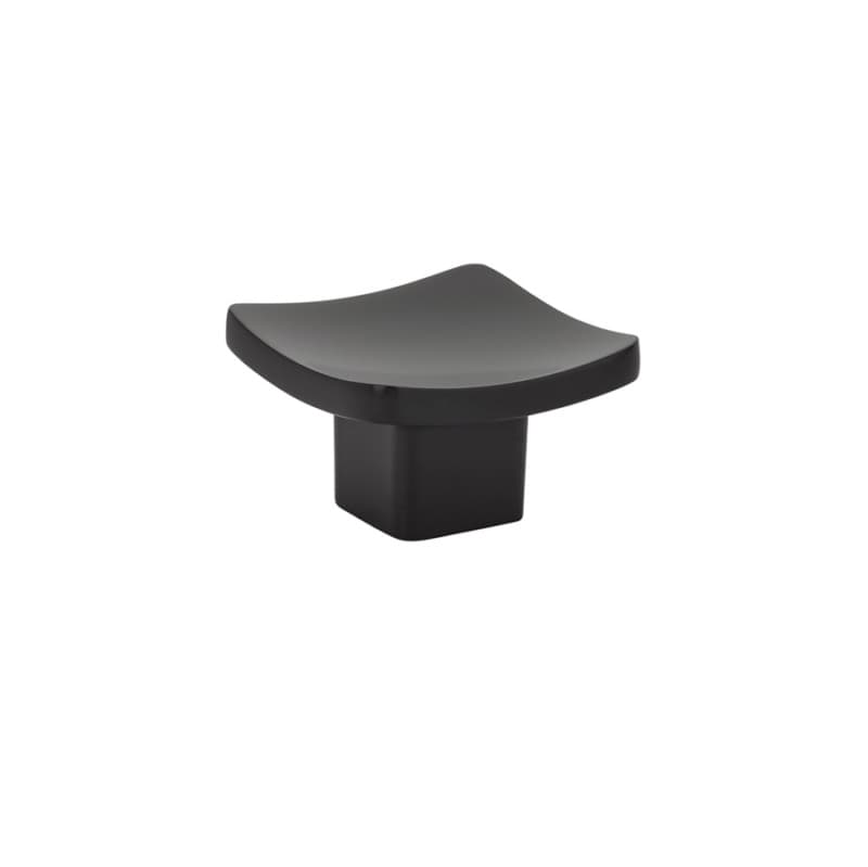 1-5/8" Basin Cabinet Knob, Flat Black