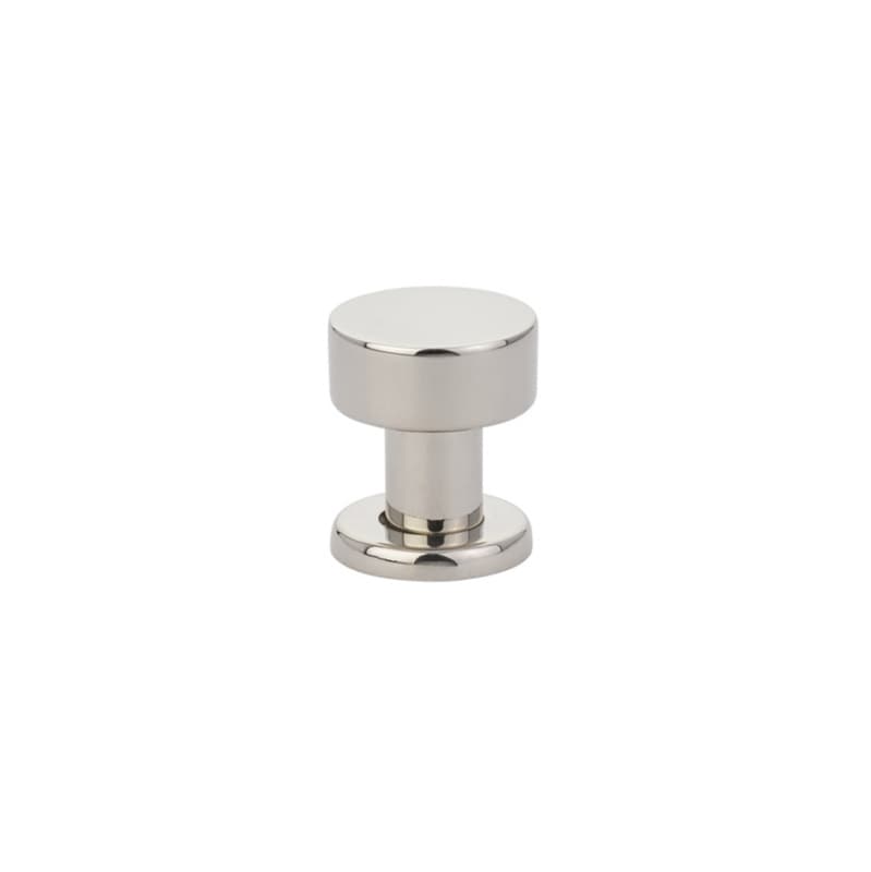 1" Cadet Cabinet Knob, Polished Nickel