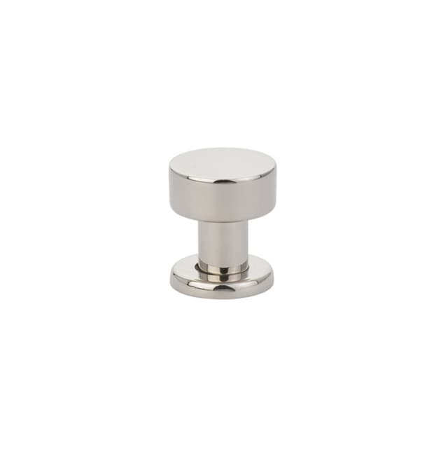 1" Cadet Cabinet Knob, Polished Nickel