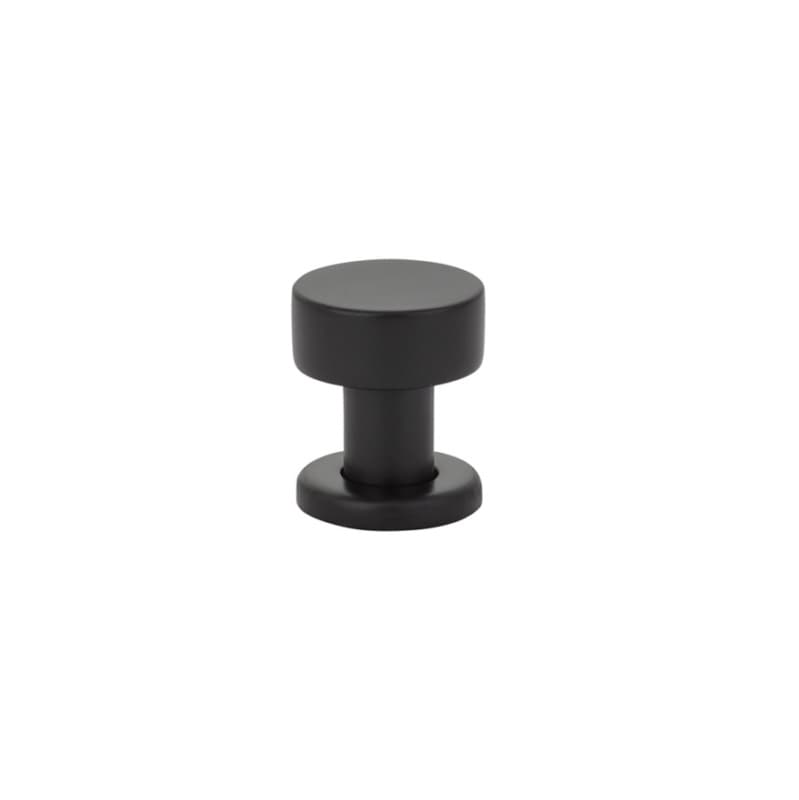 1" Cadet Cabinet Knob, Flat Black
