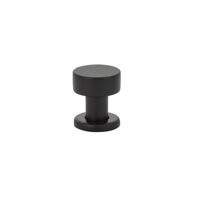 1" Cadet Cabinet Knob, Flat Black