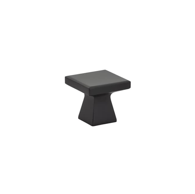 1-1/4" Podium Cabinet Knob, Flat Black