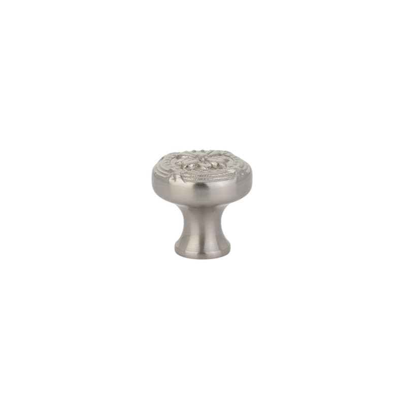 1-1/4" Ribbon/Reed Cabinet Knob, Satin Nickel