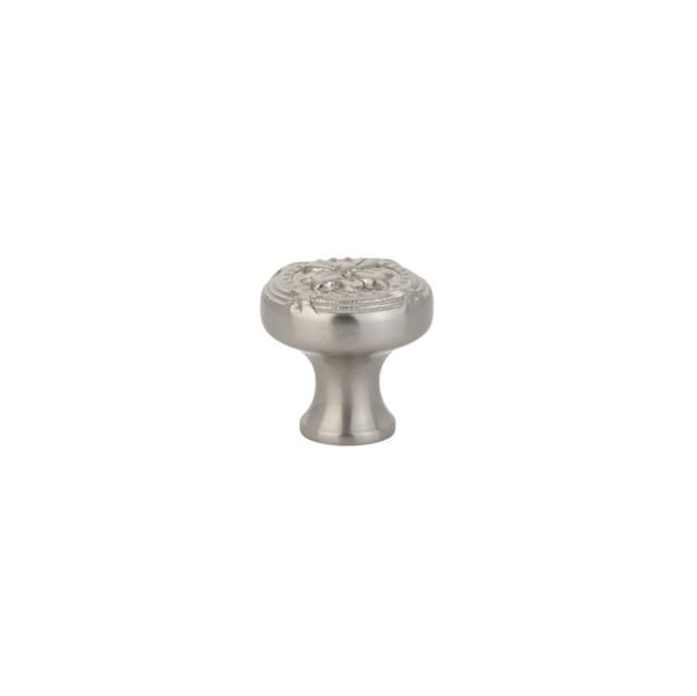 1-1/4" Ribbon/Reed Cabinet Knob, Satin Nickel