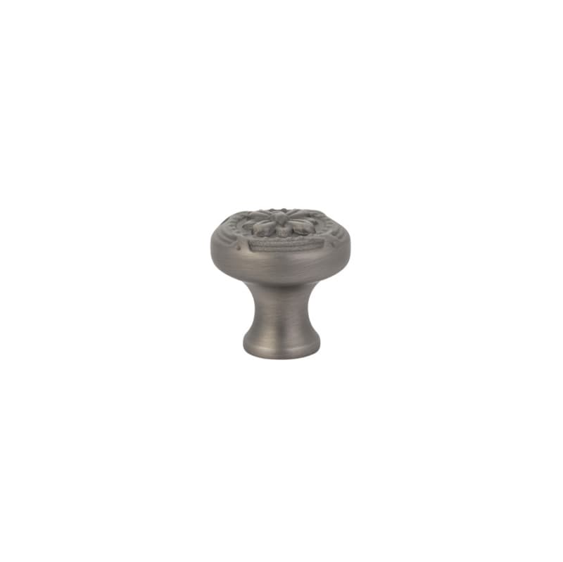 1-1/4" Ribbon/Reed Cabinet Knob, Pewter