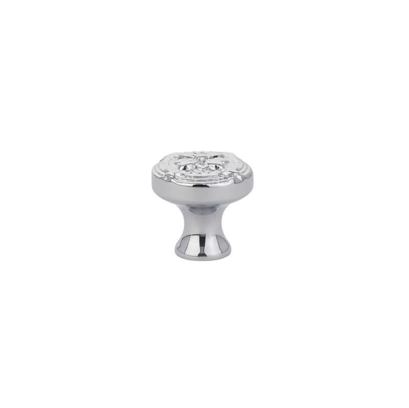 1-1/4" Ribbon/Reed Cabinet Knob, Polished Chrome