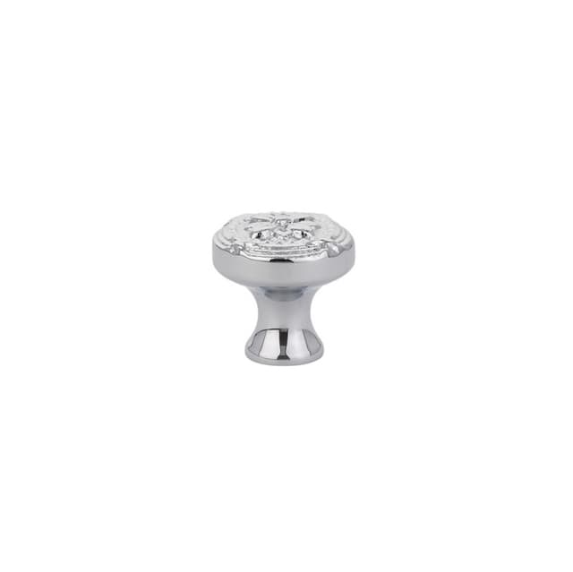 1-1/4" Ribbon/Reed Cabinet Knob, Polished Chrome