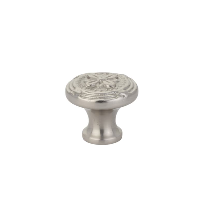 1-3/4" Ribbon/Reed Cabinet Knob, Satin Nickel