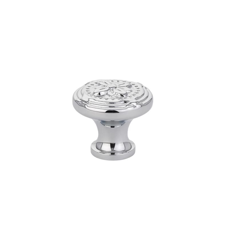 1-3/4" Ribbon/Reed Cabinet Knob, Polished Chrome