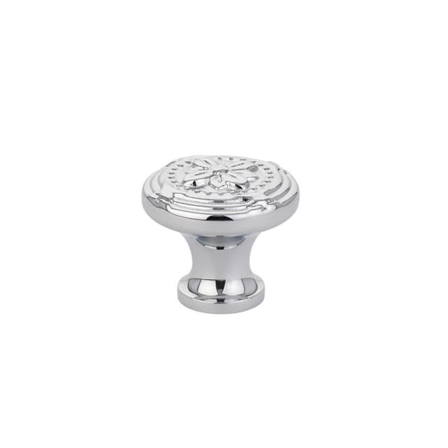 1-3/4" Ribbon/Reed Cabinet Knob, Polished Chrome