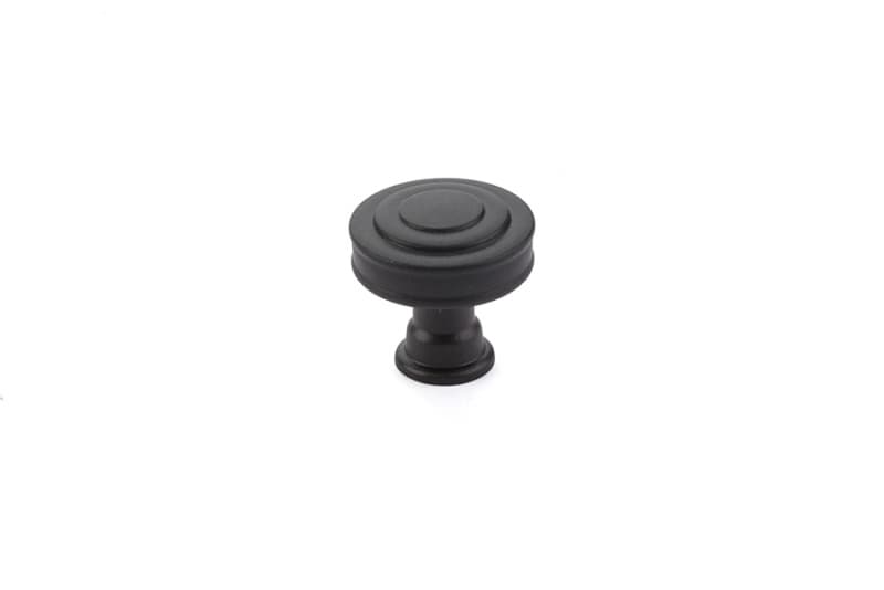 1-1/4" Glendon Cabinet Knob, Flat Black