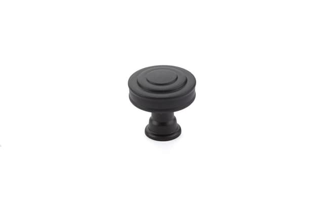 1-1/4" Glendon Cabinet Knob, Flat Black