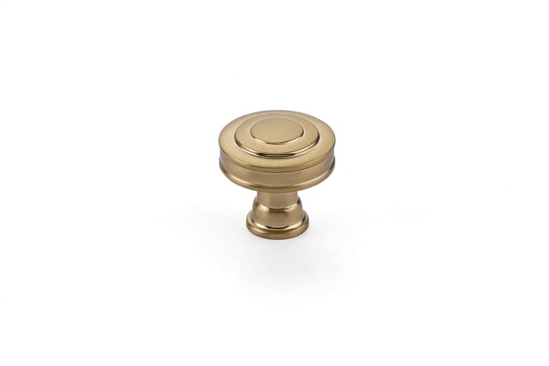 1-1/4" Glendon Cabinet Knob, Satin Brass