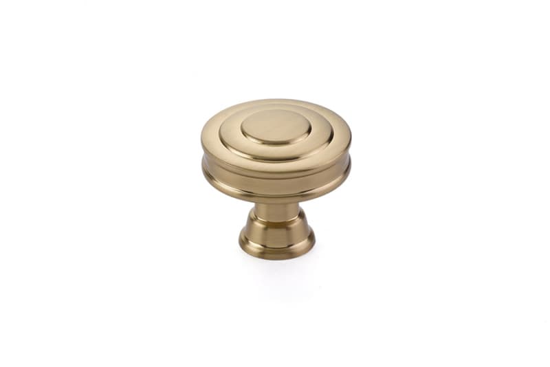 1-5/8" Glendon Cabinet Knob, Satin Brass