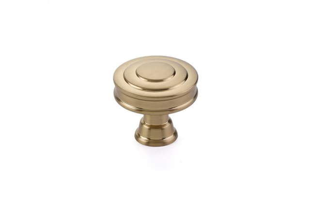 1-5/8" Glendon Cabinet Knob, Satin Brass