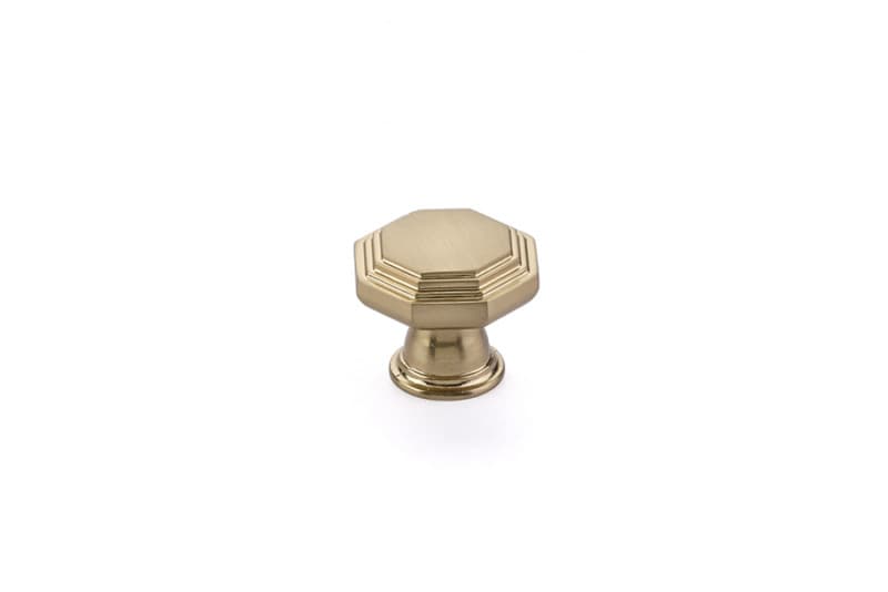 1-1/4" Midvale Cabinet Knob, Satin Brass