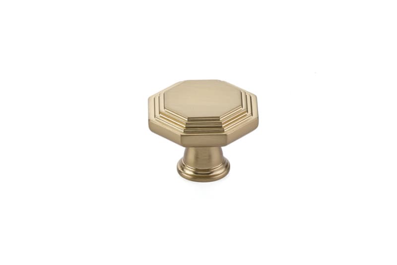 1-3/4" Midvale Cabinet Knob, Satin Brass