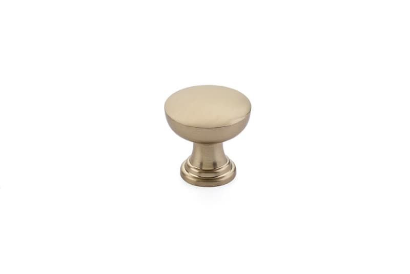 1-1/4" Overland Cabinet Knob, Satin Brass