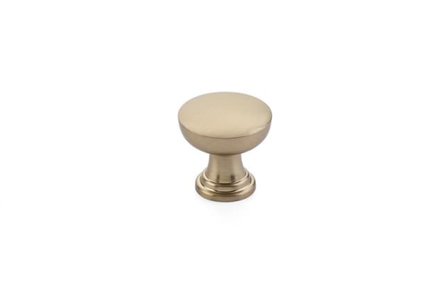 1-1/4" Overland Cabinet Knob, Satin Brass