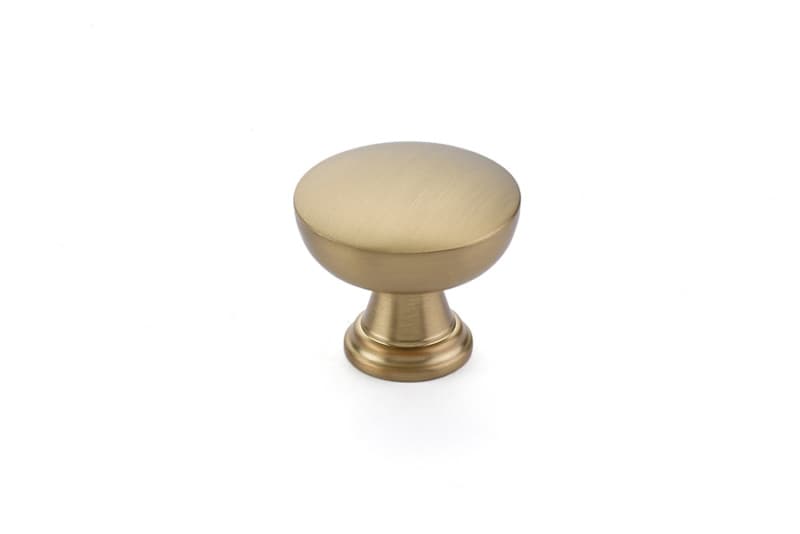 1-3/4" Overland Cabinet Knob, Satin Brass